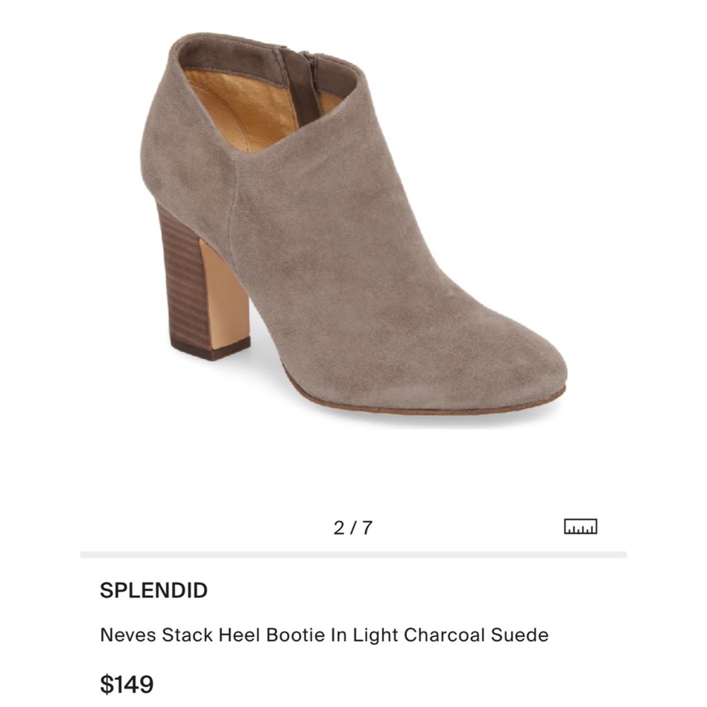 Splendid Neves Stack Heel Bootie / block heel